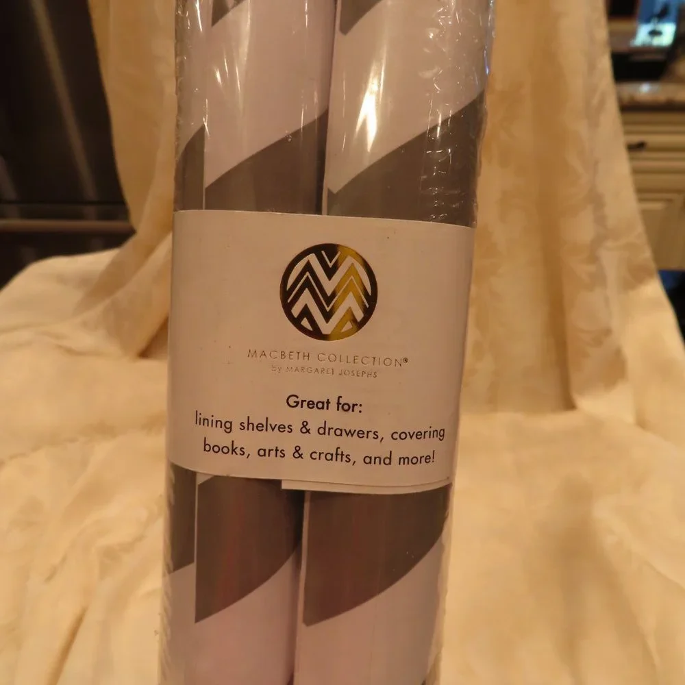 The Macbeth Collection Self Adhesive Contact Paper Shelf Liner - 3 Pack - Rugby